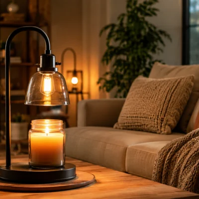 est Candle Warmer Lamps for a Cozy Living Room