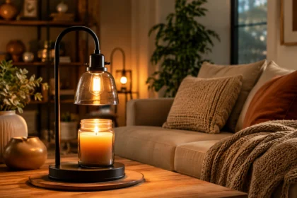 est Candle Warmer Lamps for a Cozy Living Room