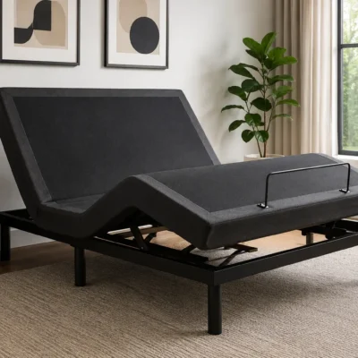 Best adjustable bed frame in a modern bedroom