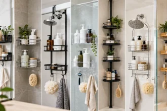 Best shower caddies in 2026 featuring wall-mounted, corner, hanging, and tension-pole shower organizers for bathroom storage.