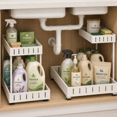 Best under sink organizer for kitchen and bathroom cabinets