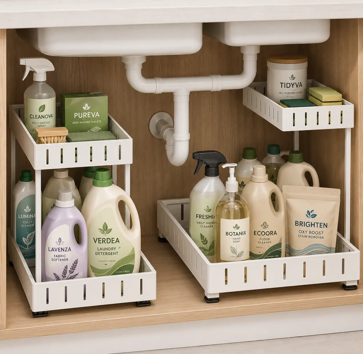 Best under sink organizer for kitchen and bathroom cabinets